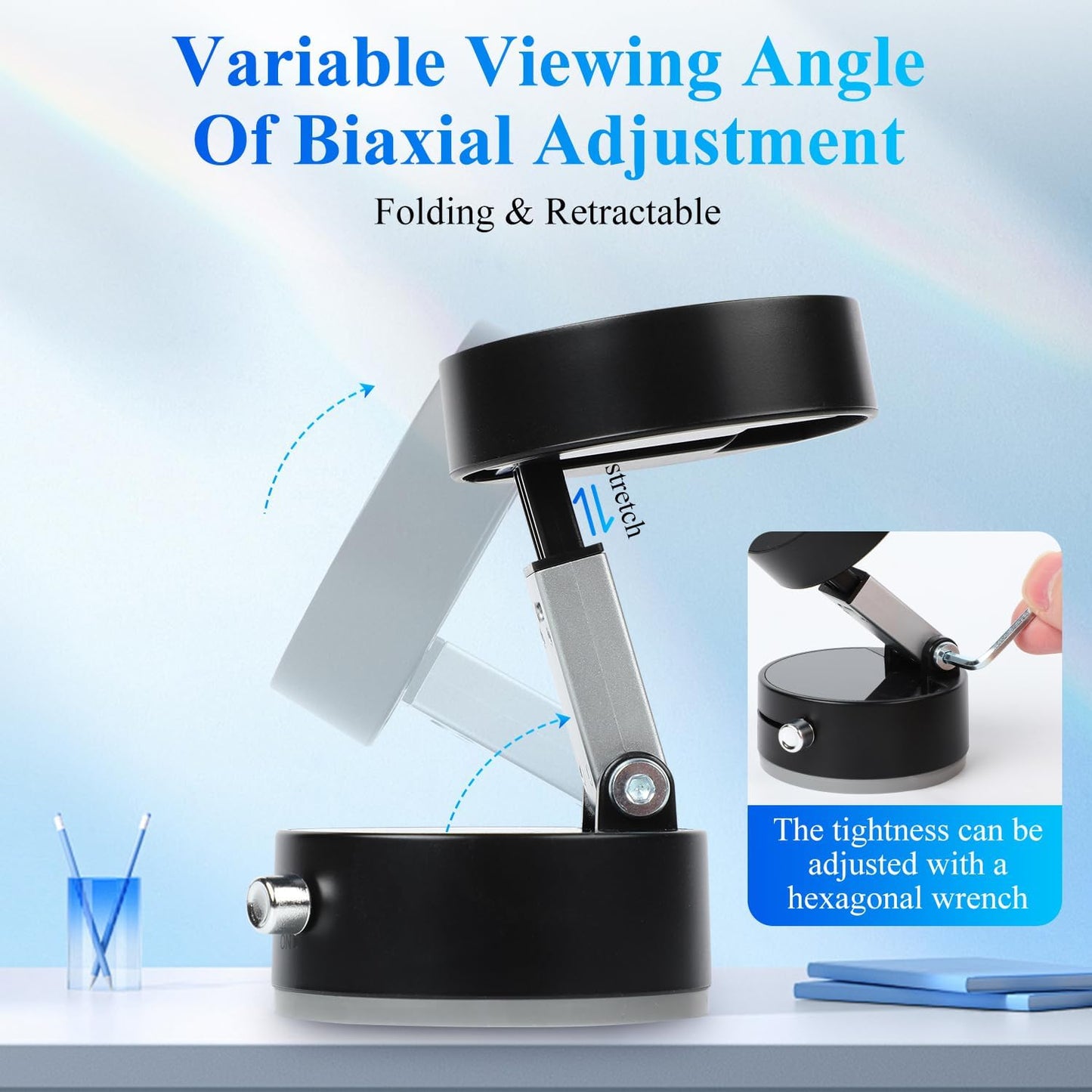 360° Rotating Magnetic Multipurpose Mobile Holder for Car & Laptop