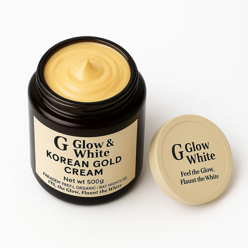 GLOW AND WHITE KOREAN GOLD CREAM (500 Grams)