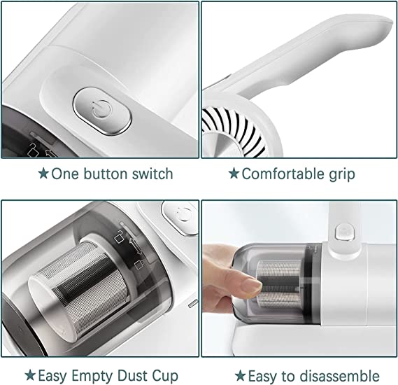 Household high-frequency strong mite and dust removal instrument