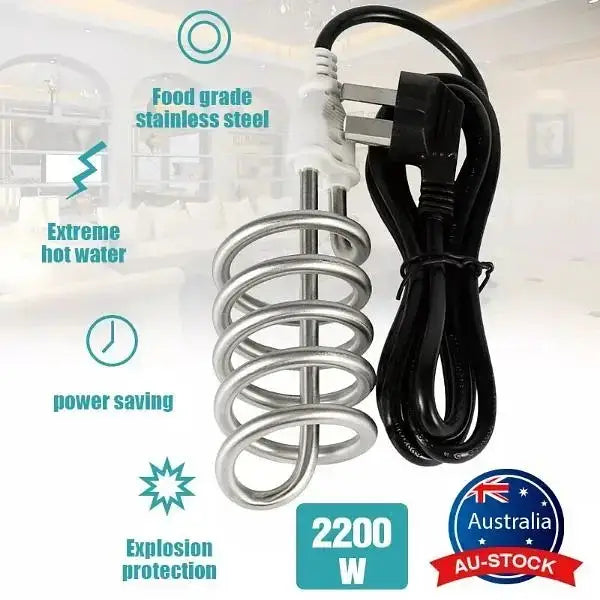 NSG F8 2000W Water Heater Rod | Safe & Durable Currentless Heating