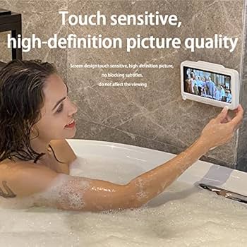 Shower Phone Holder | Waterproof Bathroom Mobile Phone Holder | Anti--Fog Case for Shower