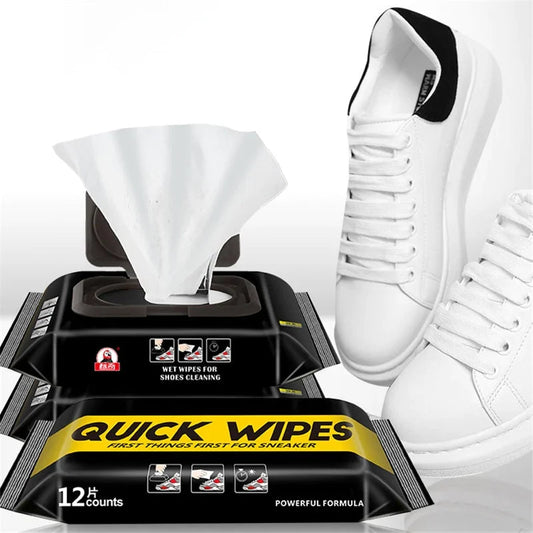 Instant Shoe Cleaning Wipes - 80 Wipes in a Pack