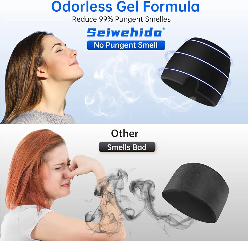 Hot and Cool Migraine Relief Reusable Ice Gel Cap for Sinus Pressure, Tension, Headache & Stress, Swollen Eyes