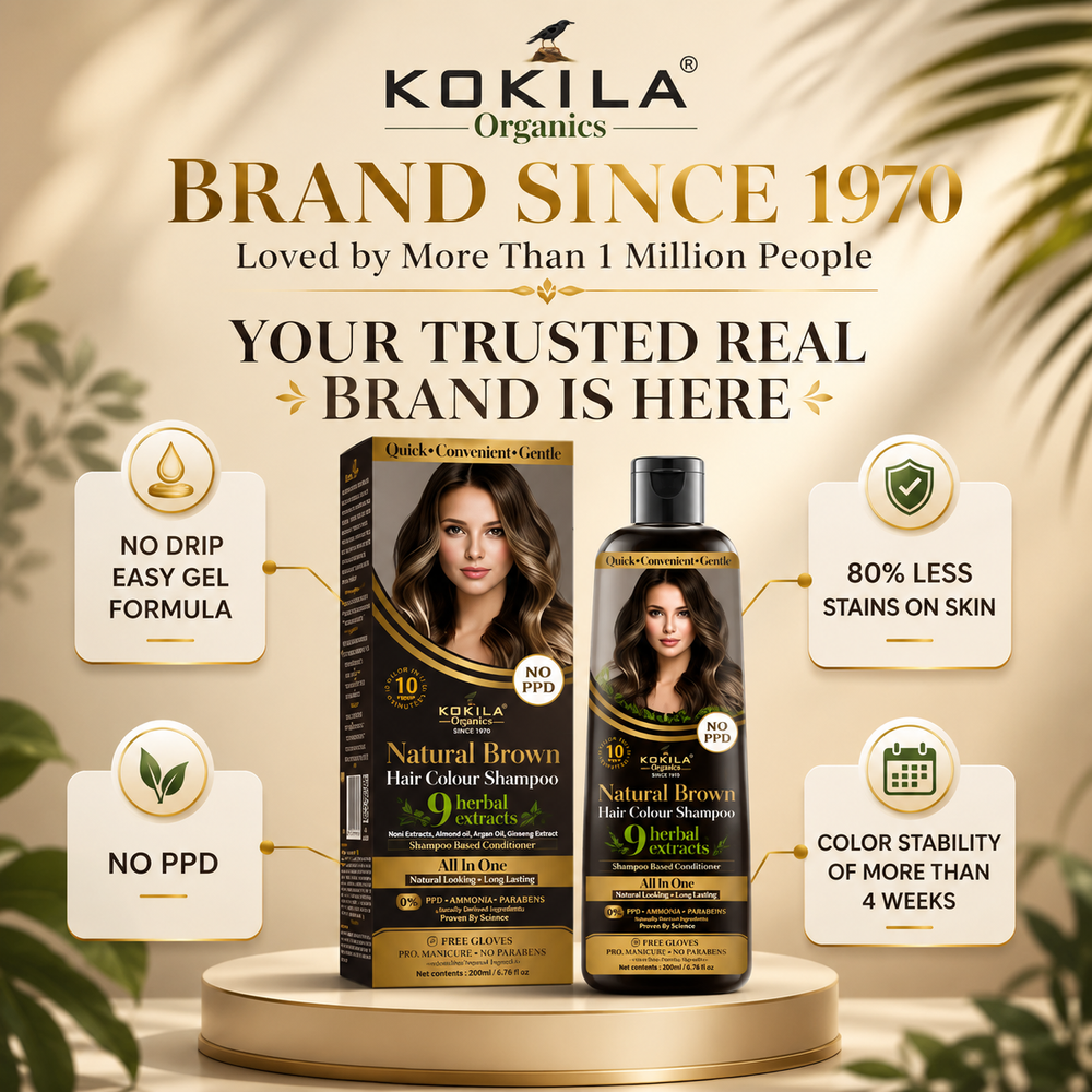 kokila hair color shampoo