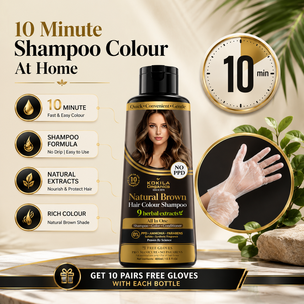 kokila hair color shampoo