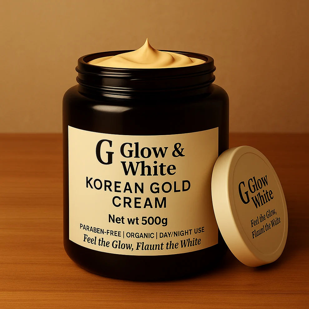 GLOW AND WHITE KOREAN GOLD CREAM (500 Grams)