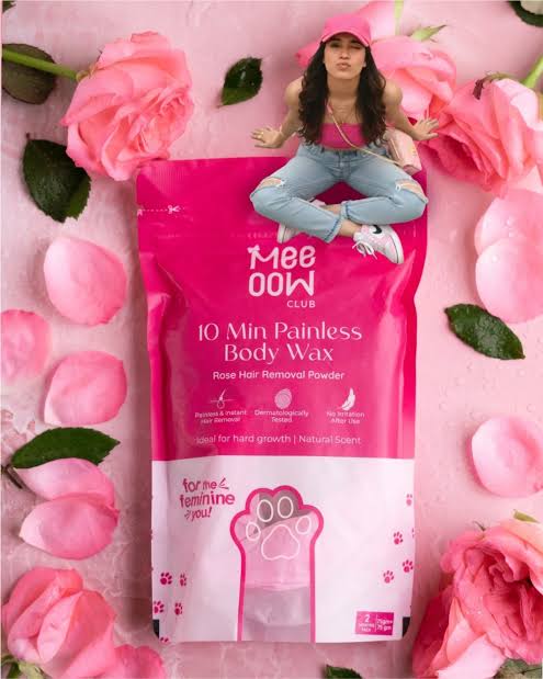 Rose Meow Body Hair Removal Wax Powder