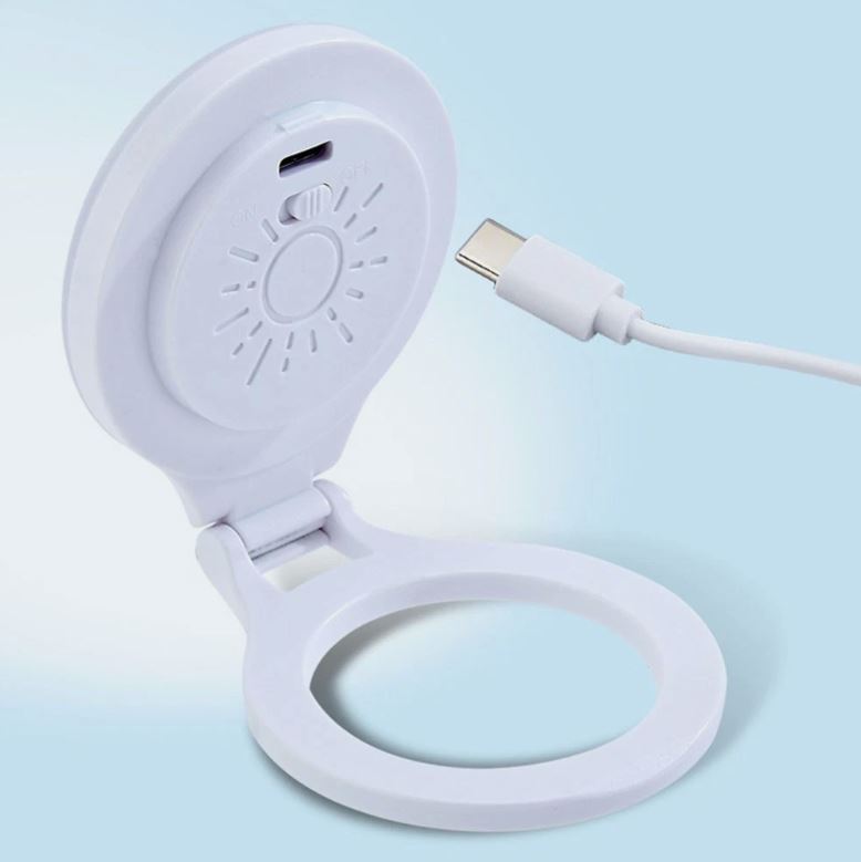 Portable Selfie Ring Light Ideal for Capturing Stunning Shots Anywhere