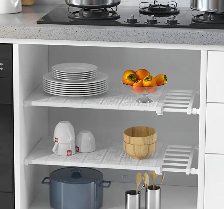 One Wardrobe Partition Layered Non-drilling Cabinet Partition Shelf