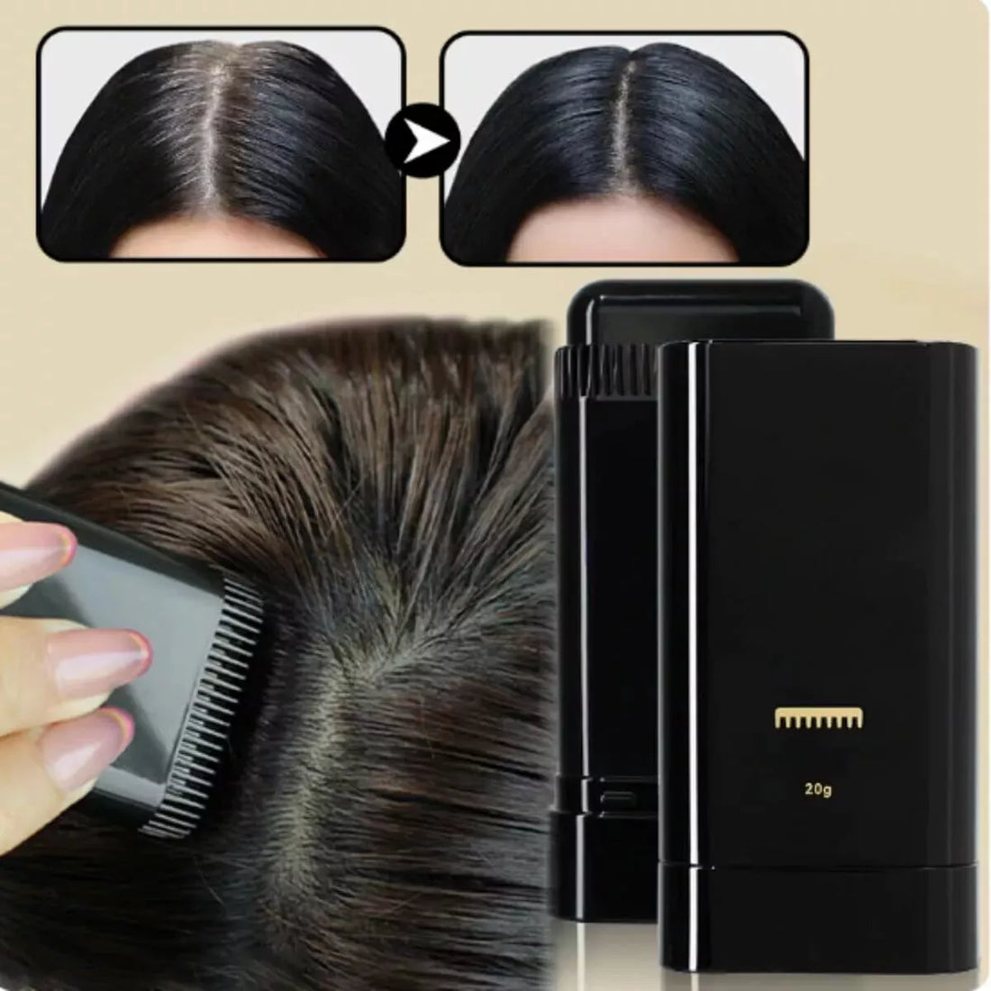 Water And Sweat Proof Hair Comb Dye.